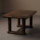Art Deco oak table – France, 1930s–1940s