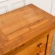 Commode Maison Regain in solid elm, 1960s.