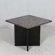 Coffee table made of granite and wood, Italy 1980s.