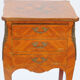 Pair of bedsides in rosewood marquetry