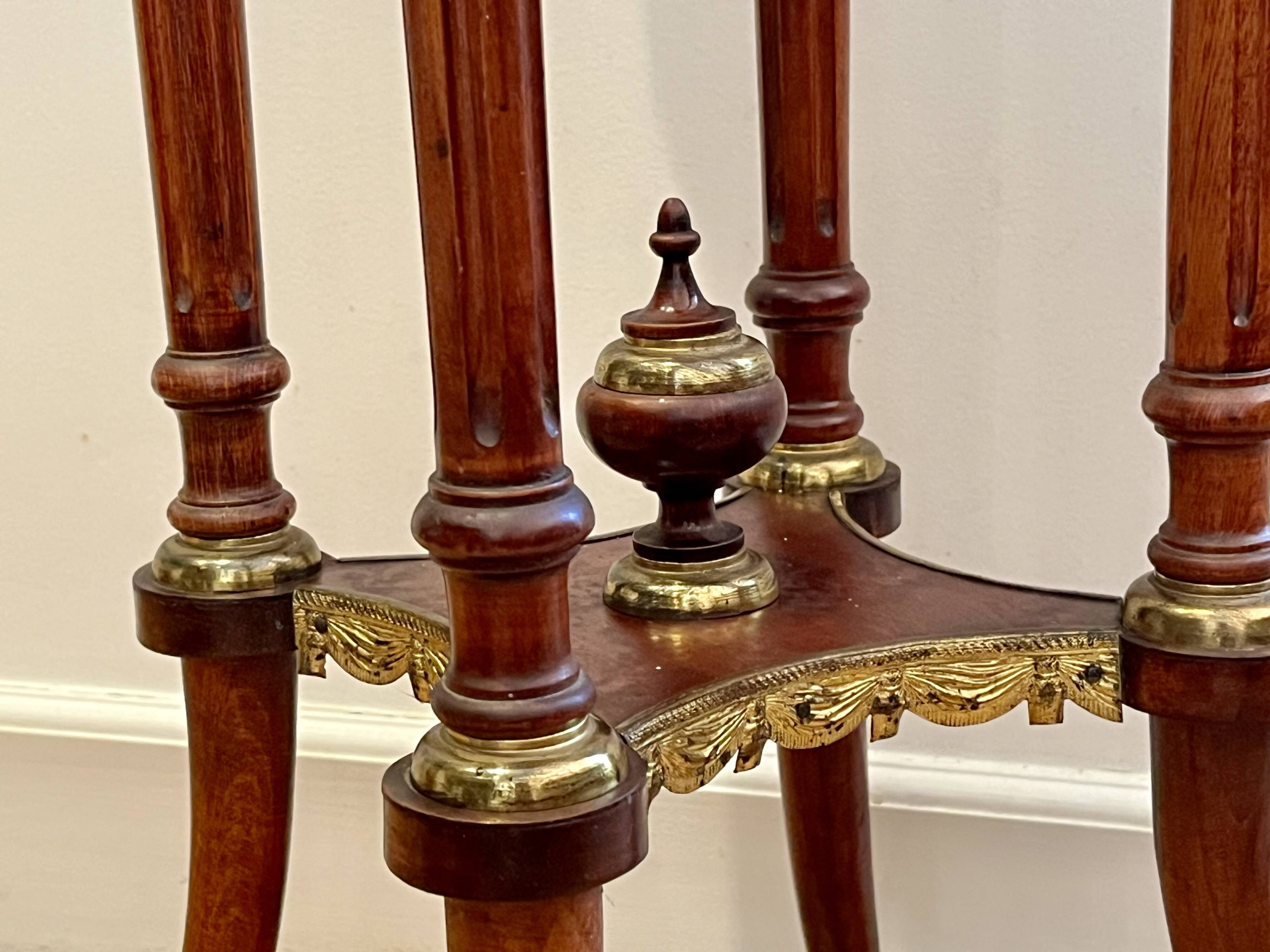Selette/ Console acajou - Style Louis XVI