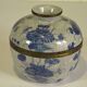 Cracked porcelain chinese pot