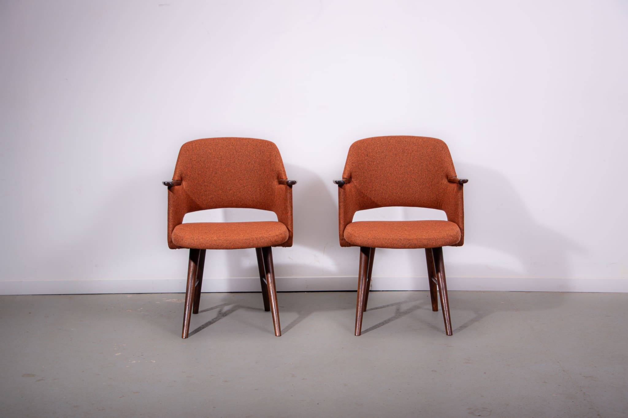 FT30 chairs designed by Dutch designer Cees Braakman for Pastoe. Circa 1950