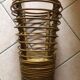 Umbrella door with bamboo handles and vintage rattan 60s