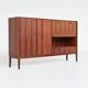 Topform highboard rosewood and brass Netherlands 1960