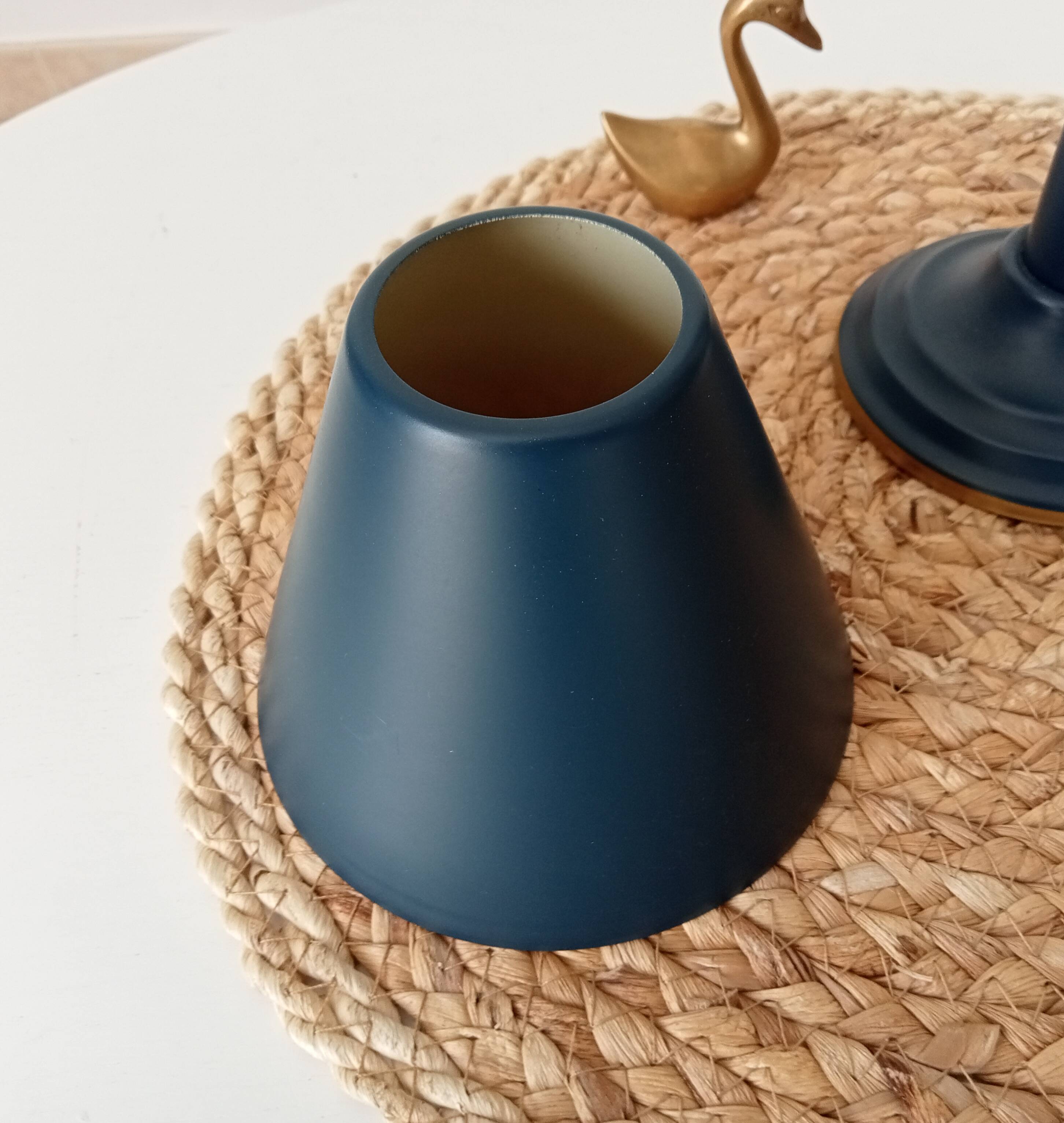 Vintage candle holder lamp from the 70s/80s