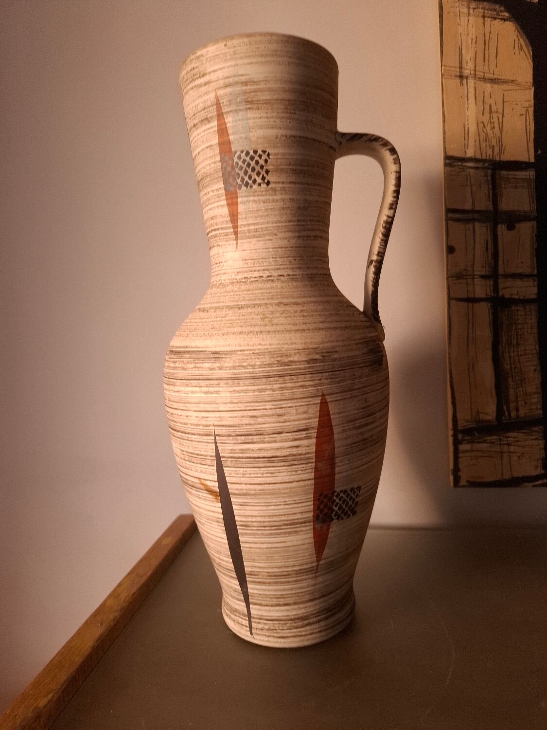 Vase en céramique, années 60