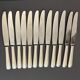 12 large Christofle silver metal knives