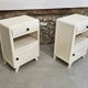 Pair of white Mado bedside tables