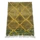 Small green Moroccan rug
