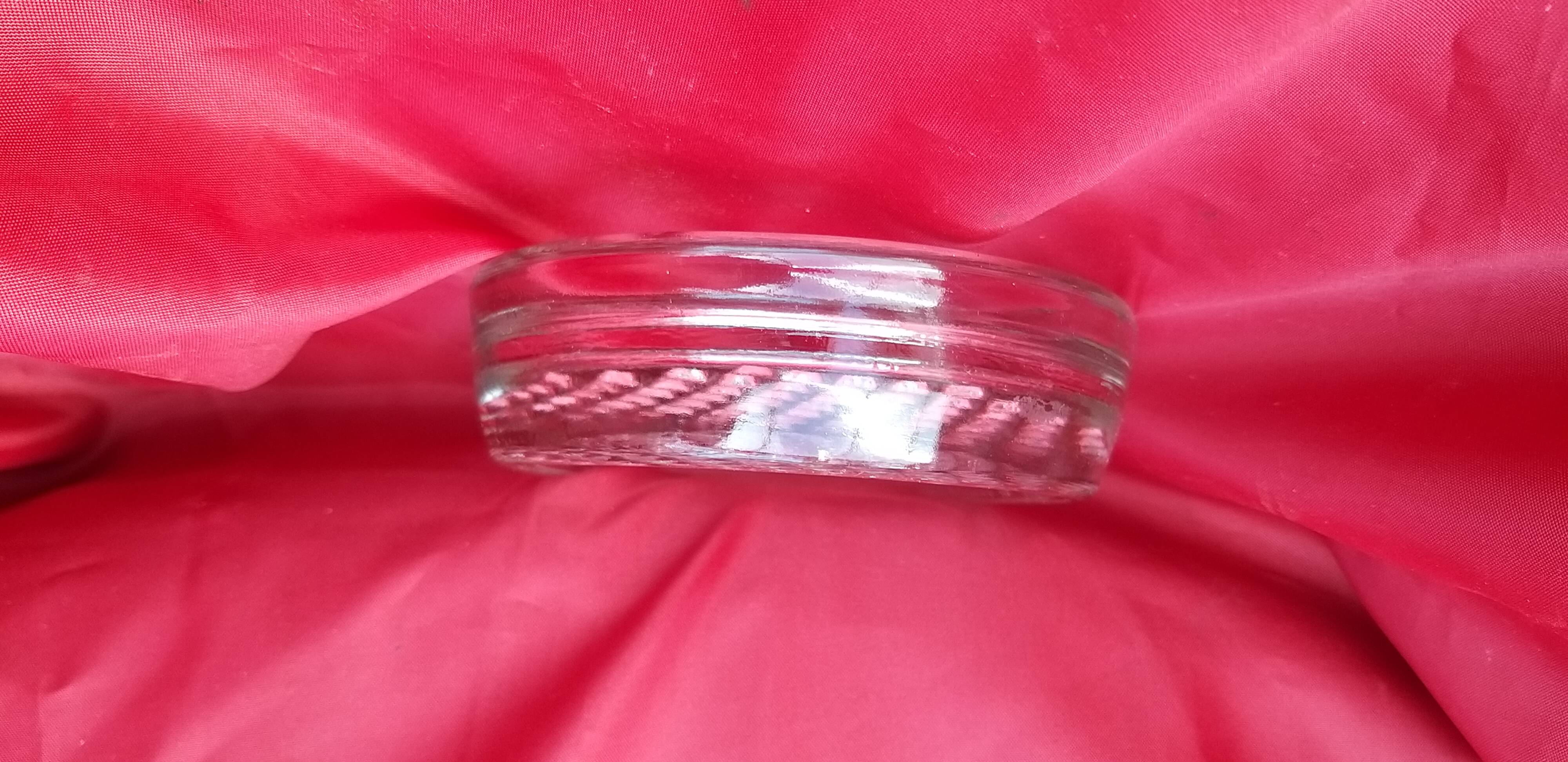 Glass bowl for table leg