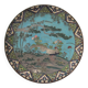 very large Chinese cloisonné enamel dish China 19th century