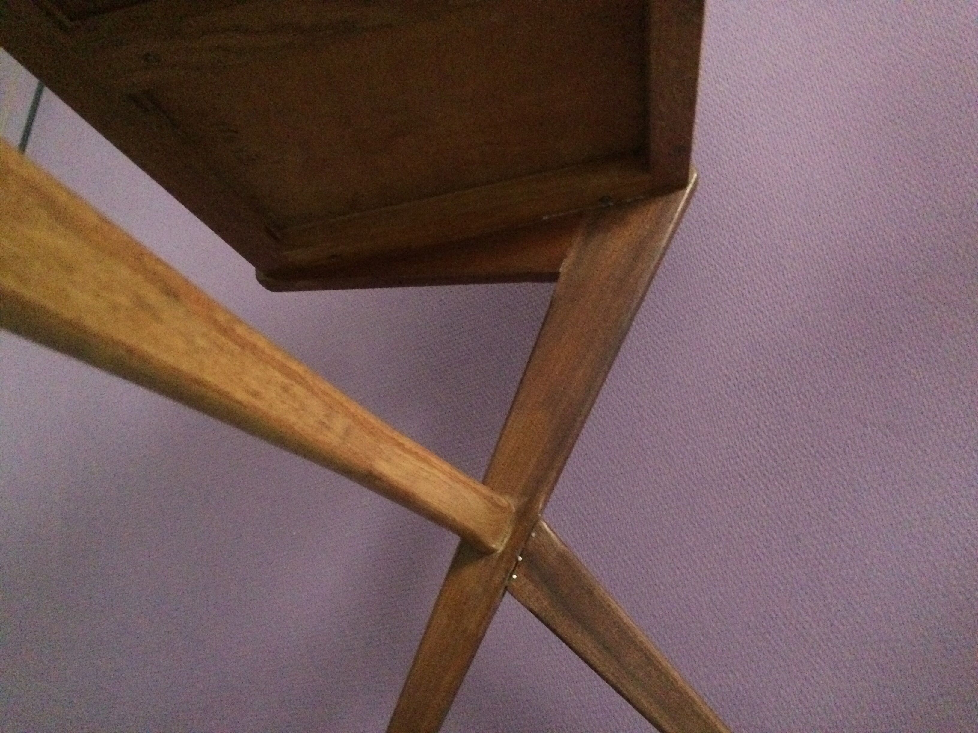 Office dressing table vintage Scandinavian feet compass