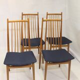 Set of 4 Scandinavian chairs year 70s