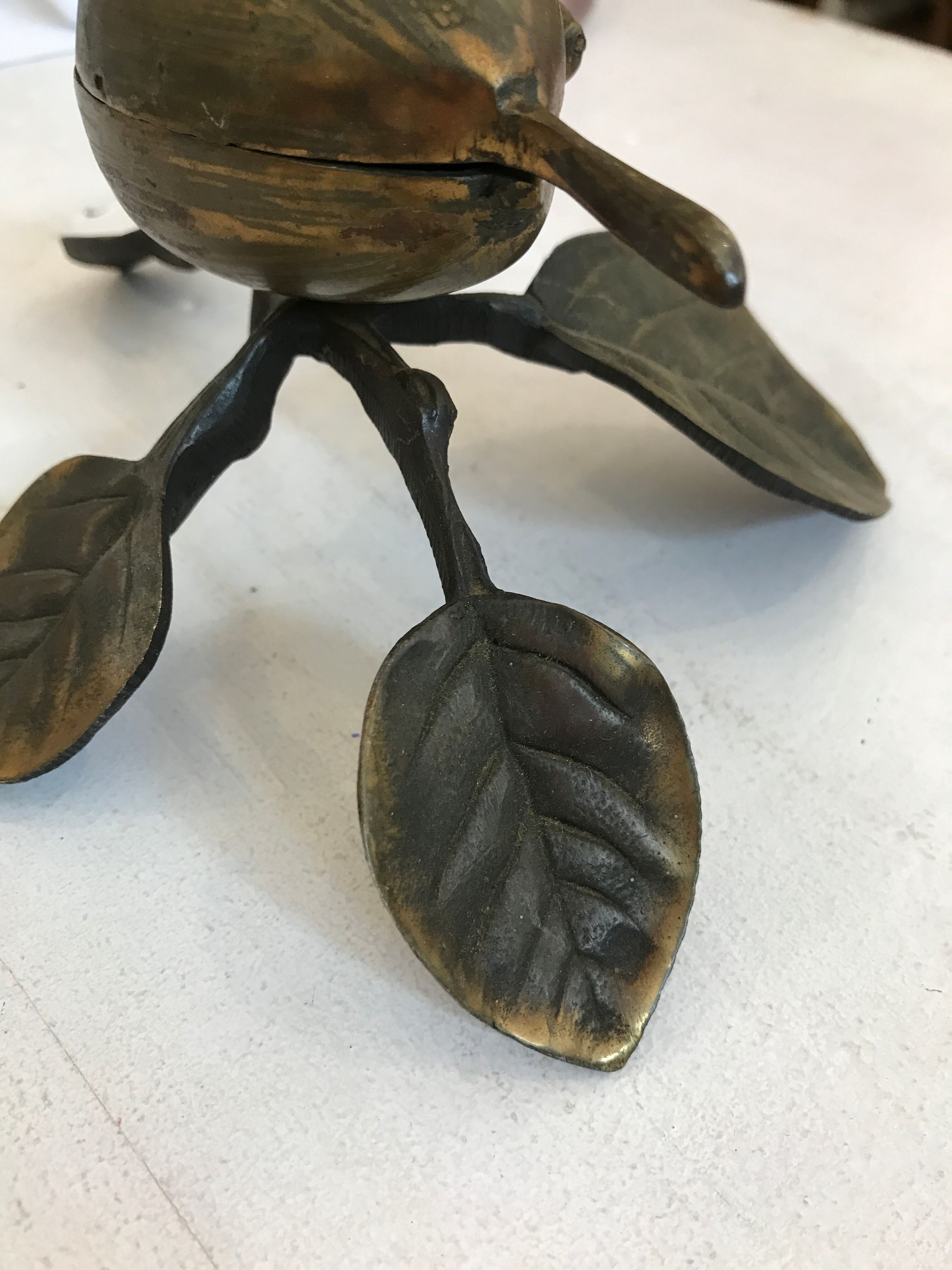 Brass pear box