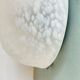 Round wall light ceiling light in white Clichy glass