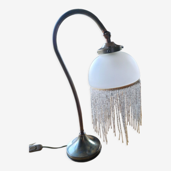 Lamp with tassels