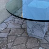 Large marble table diameter 145