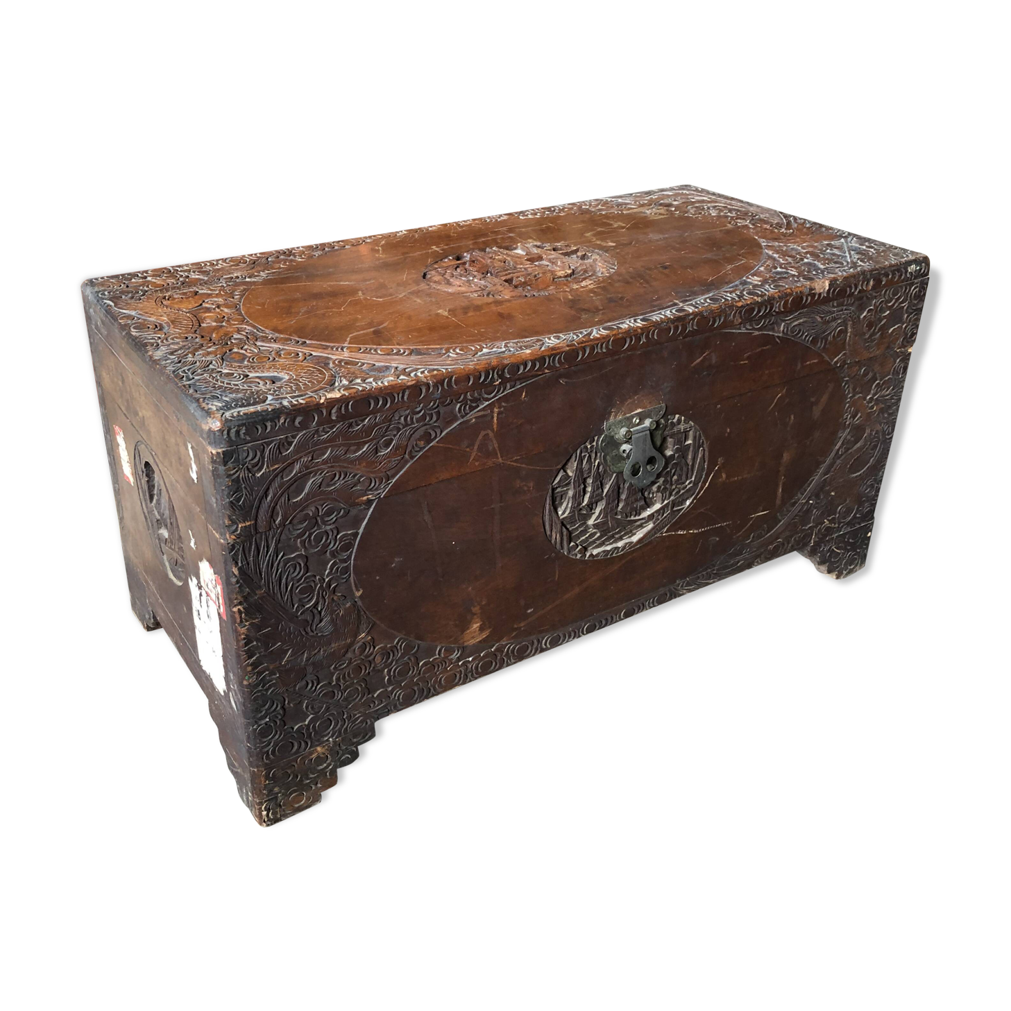 Asian travel trunk