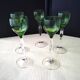 5 Blown Glass Liqueur Glasses