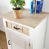 Bahut jam maker solid pine white