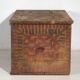 Large antique hand-painted trunk (c.1900) #50