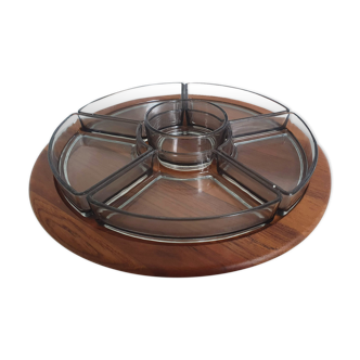 Service tray Lazy Susan of Digsmed Denmark 1960s