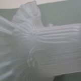 Abat- jour tulipe pâte de verre translucide