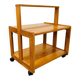 Scandinavian pine side table from the 1970s, foldable.