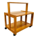 Scandinavian pine side table from the 1970s, foldable.