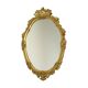 Miroir en or classique français style baroque acanthe 76 cm