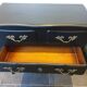 Stamped black Louis XV chest of drawers