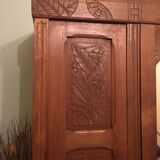 Vintage coat of arms with mirror