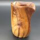 Artisanal Vintage Pitcher Carved Solid Olive Wood Hnos Olivo Spain (17