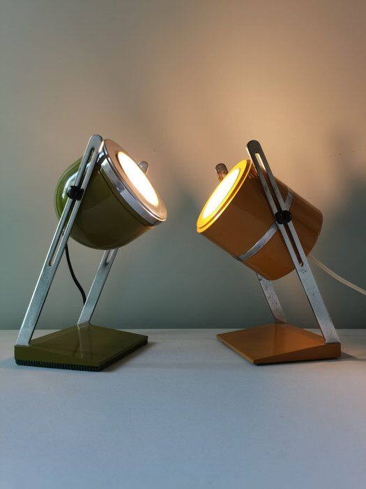 Pair of Italian desk lamps 70 years