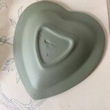 Heart-shaped pocket tray Wegwood in green jasper