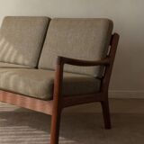 Vintage Senator Two-Seater Sofa by Ole Wanscher for Cado Danish Teak 1960s
