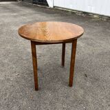 Vintage wooden round table
