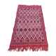 Traditional handmade red kilim rug 187-114cm