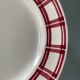 Series of 10 vintage Badonviller earthenware flat plates