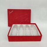 Set of 8 Baccarat crystal cups, Nancy model.