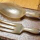 Set of 2 cutlery, spoon and fork