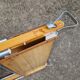 Vintage Textable folding rolling serving cart from the 1960s-70s