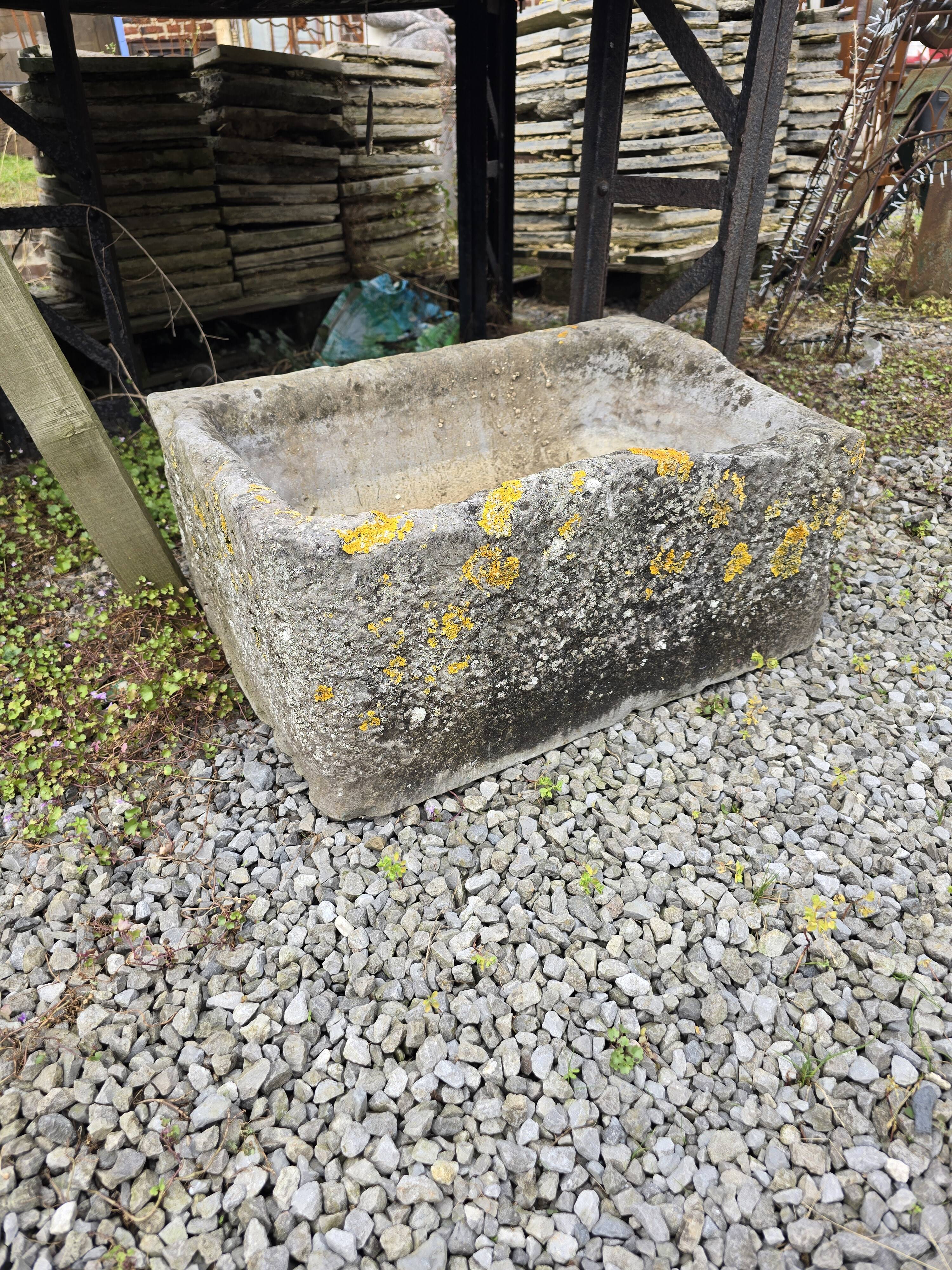 19th century blue stone trough