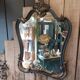 Black and gold baroque mirror