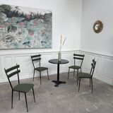 4 Italian chairs with Tweed, 1960s