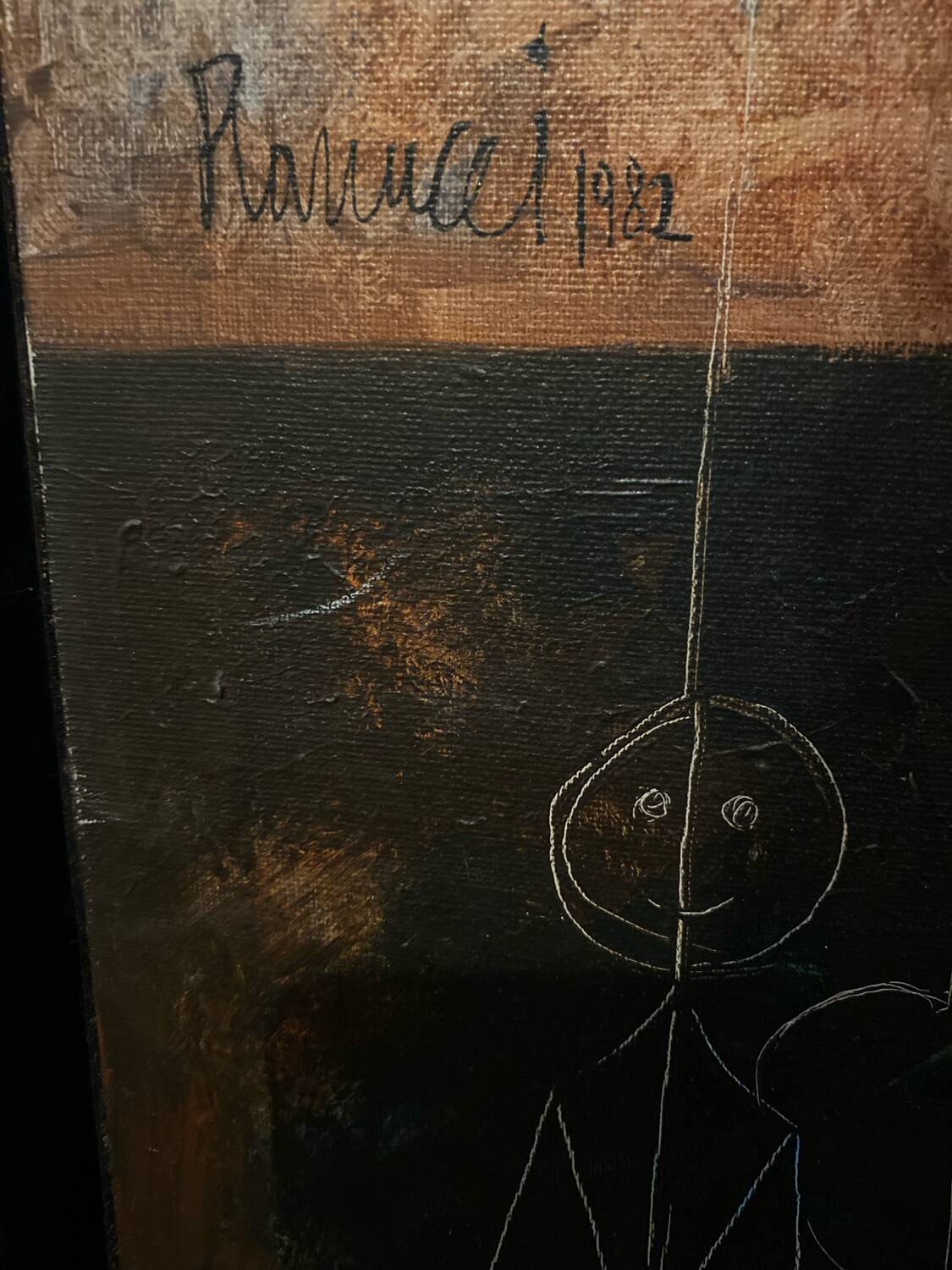 Oil painting by Lucio Renucci "The Cages"