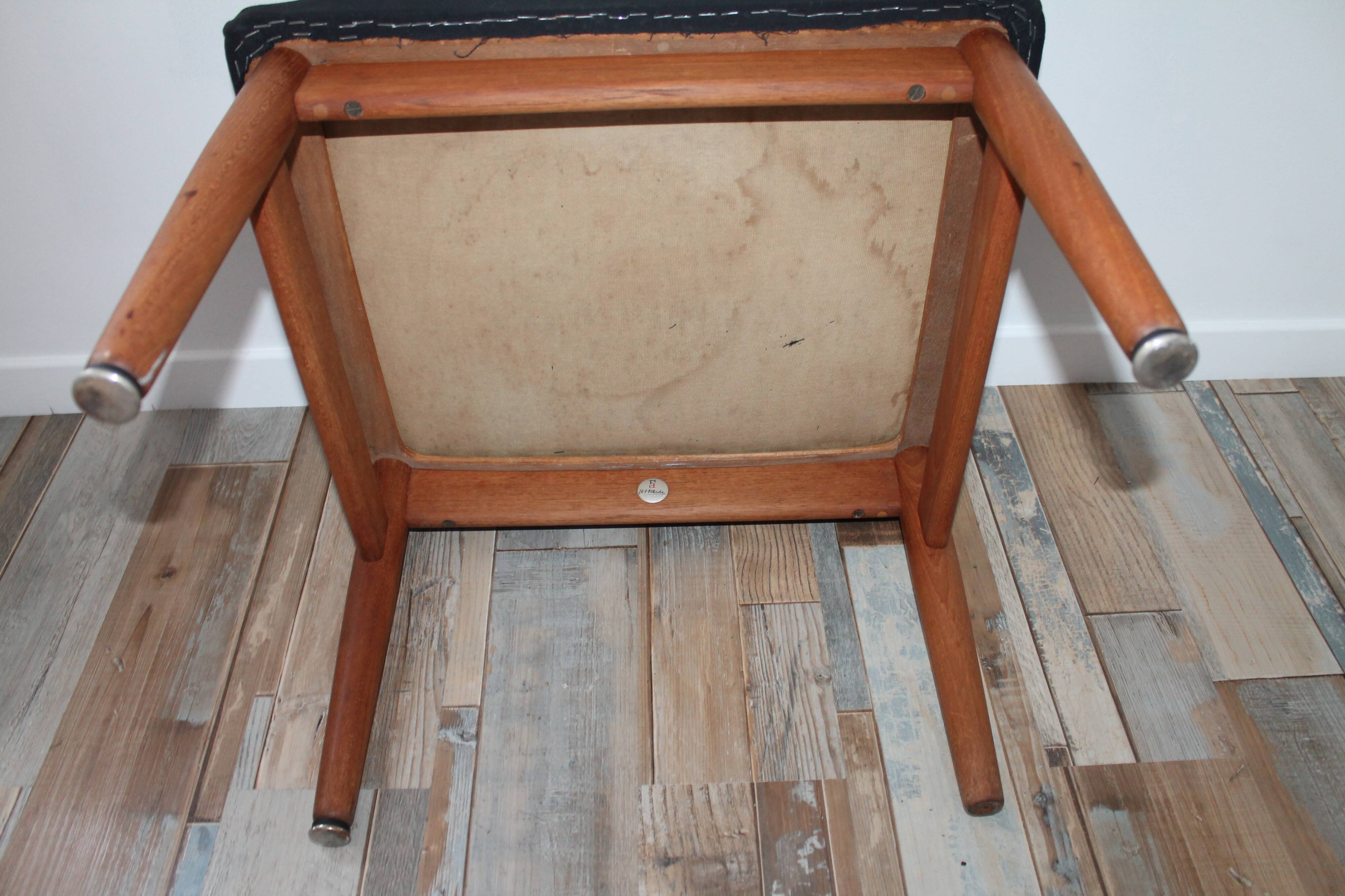 Scandinavian Ottoman by Arne Vodder in vintage teak 60's