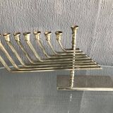 Candleholder silver plated, made in Israel by Karshi, 1970