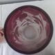 Pair of frosted ruby glass Legras vases